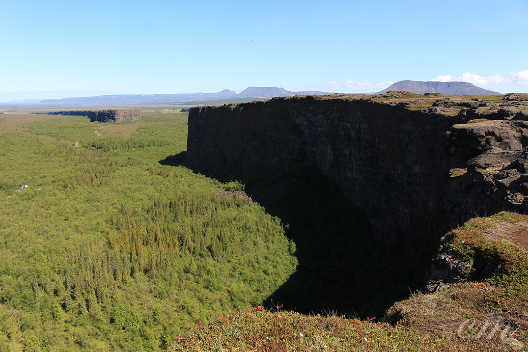 冰島北部鑽石圈馬蹄峽谷Asbyrgi Canyon