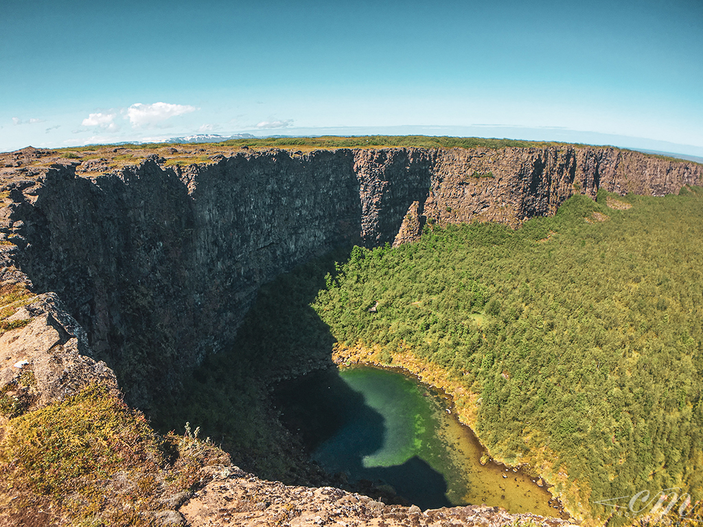 冰島北部鑽石圈馬蹄峽谷Asbyrgi Canyon